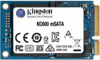 Накопитель SSD mSATA Kingston SKC600MS/256G KC600 256GB SATA 6Gb/s 3D TLC 550/500MB/s MTBF 1M