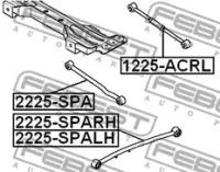 Тяга зад.подвески KIA SPECTRA 2004-2009 FEBEST 2225-SPALH