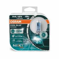 Лампа Галогеновая H4 12V 60/55W P43t-38 Osram Cool Blue Intense +100% Nextgen 2Шт 5000K Osram арт. 64193CBNHCB