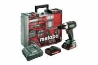 BS 18 LT Set Аккумуляторная дрель-шуруповерт Metabo