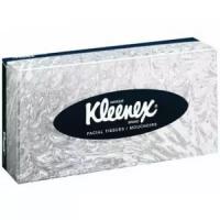 Салфетки бумажные косметические белые KIMBERLY KLEENEX 2сл.,100л (вытягивающиеся)