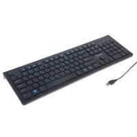 Клавиатура Smartbuy 206 Slim, проводная, мембранная, 104 клавиши, USB, чёрная Smartbuy 1181103