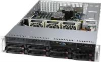 Supermicro SuperChassis 2U 825BTQC-R1K23LPB/HDD(8)LFF+opt.fix.HDD(2)LFF+opt.HDD(2)SFF/7xLP/1x1200W/ Backplane 8xSATA/SAS