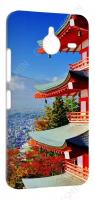 Чехол-накладка для Microsoft Lumia 640 XL (Белый) (Дизайн 169)
