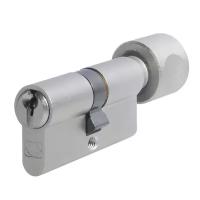 DOORLOCK Цилиндр DL Standard Z30xK30мм PN матовый никель с поворотной кнопкой, 3 ключа 72036