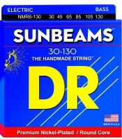 DR NMR6-130 SUNBEAM - Струны для 6-струнной бас-гитары, никель, 30 - 130