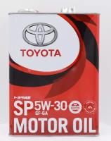 Масло моторное TOYOTA 5W30 SP Арт. 08880-13705 4л