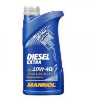 MANNOL Масло Моторное 10W40 Mannol 1Л Полусинтетика Diesel Extra Ch-4/Sl, B3/A3