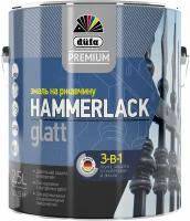 Эмаль по ржавчине DUFA PREMIUM HAMMERLACK 3В1 красный 2,5 л