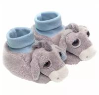 Мягкая игрушка Suki Li'l Peepers Pablo Blue Donkey Booties (Зуки Тапочки голубые с Осликом Пабло из Коллекции Гляделки)