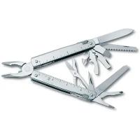 Мультитул Victorinox SwissTool 27, 115 мм, 27 функций, кожаный чехол*