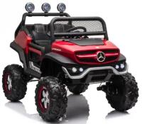 Электромобиль RiverToys Mercedes-Benz Unimog Mini P777BP (Вишневый глянец)