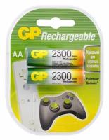 Батарейка аккумуляторная GP Rechargeable 2300 мАч AA, 2 шт