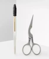 Tweezerman STAINLESS BROW SHAPING SCISSORS Ножницы для тримминга бровей