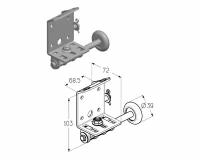 ALUTECH Кронштейн роликовый нижний правый, RBT-110R, 401232500