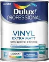 Краска Dulux Professional Vinyl Extra Matt для стен и потолков 1 л белая