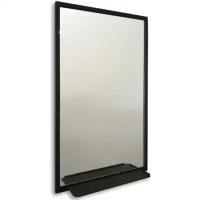 Зеркало Silver Mirrors Bronks-light 500х900, в раме с полочкой