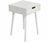 Кофейный столик Мик MK-2378-WT с ящиком белый