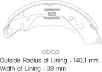 Sa059sns_[5830517a00]!Колодки Барабанные З Daewoo Damas 0.8 95> Sangsin brake арт. SA059