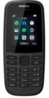 Телефон NOKIA 105 Dual sim (2019) черный (16KIGB01A01)