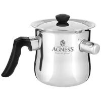 Agness Молоковарка agness 1,0 л. со свистком и крышкой, нжс agness (907-065)