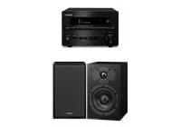 YAMAHA Микросистема Yamaha Crx-b370 Black + Denon Sc-m41 Black