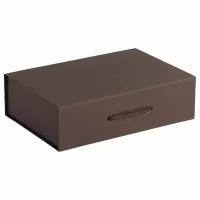 Коробка Case, подарочная, коричневая (36,4х24,3х10)