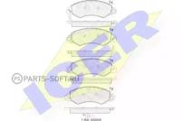 ICER 141971 141971_колодки дисковые передние \ LDV Maxus 2.5D 05-09