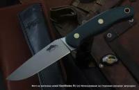 Нож Южный Крест Ratfix 110 (N690, зеленая микарта)