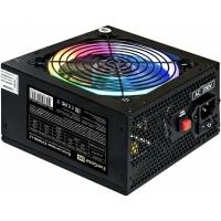 Блок питания 800W ExeGate EVO800-LT (ATX, APFC, SC, 12cm RGB fan, 24pin, (4+4)pin, PCI-E, 5xSATA, 3xIDE, FDD, black, кабель 220V с защитой от выдергив