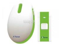 Звонки дверные Feron E-375 White-Green 44165