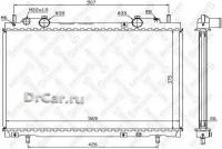 STELLOX 10-25692-SX_радиатор системы охлаждения\ Fiat Marea/Brava 1.8GT/16V 96