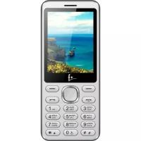 Сотовый телефон F+ S286 2,8", microSD, 2 sim, серебро