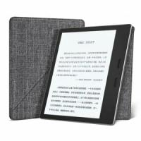 Чехол-обложка для Amazon Kindle Oasis 2 (2017) 3G серый из настоящей джинсы