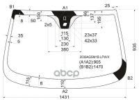 Стекло Лобовое + Дд Alfa Romeo 159 4/5d 05-11 XYG арт. 2039AGSM1B LFW/X