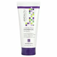 Andalou Naturals, Shower Gel, Refreshing, Lavender Thyme, 8.5 fl oz (251 ml)