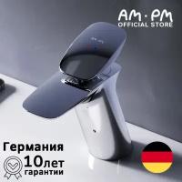 Смеситель для раковины AM.PM Spirit V2.0 F70A02100 излив 115 мм, точная настройка температуры, джойстиковый, латунь, гарантия 10 лет