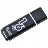 Память Flash USB 16 Gb Smart Buy Glossy series Black