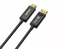 Кабель DisplayPort (Дисплей порт) - HDMI Optical Fiber 4K Pro-HD 5 метров