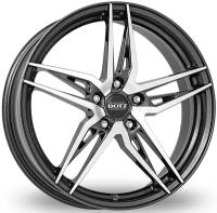 Dotz Interlagos 7,5x18 5x114,3 ET 50 Dia 71,6 (Насыщенный серебристый)