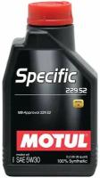 Масло моторное MOTUL SPECIFIC Mercedes-Benz 229.52 5W30, синтетика, 1литр