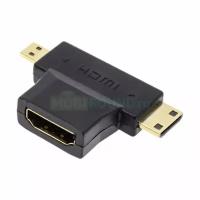 Переходник (адаптер) Noname HDMI-MicroHDMI/MiniHDMI