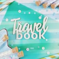 Чипборд Craftstory Надпись Travel book