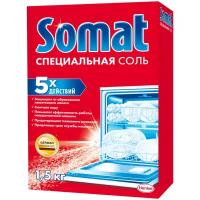 Соль для посудомоечных машин Сомат, 1,5кг - 2 шт