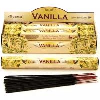 Tulasi VANILLA Floral Incense Sticks, Sarathi (Туласи благовония ваниль, Саратхи), уп. 20 палочек