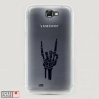 Чехол Силиконовый на Samsung Galaxy Note 2 Rock for a skeleton