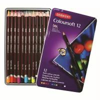 Карандаши цветные Derwent Coloursoft 12 цветов