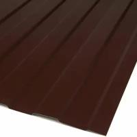 Профнастил С-8 RAL8017 коричневый шоколад 2000х1200х0,45мм (2,4 м2) / Профнастил С-8 RAL 8017 коричневый шоколад 2000х1200х0,45мм (2,4 кв.м.)