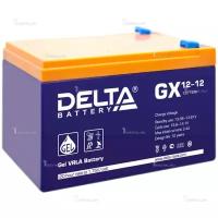 Аккумулятор DELTA гелевый GX 12-12 GEL (12В, 12Ач / 12V, 12Ah / клемма F2)
