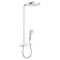 Душевая стойка Hansgrohe Raindance Select Push 300 3jet 27127400 белый/хром